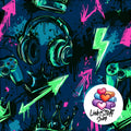 Meterware StoffGamer Cool Graffiti