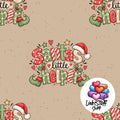Meterware Stoff Santas Little Helfer Weihnachten Farbauswahl