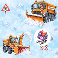 Meterware Stoff Winterdienst Farbauswahl